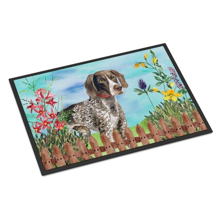 Carolines Treasures German Shorthaired Pointer Spring Indoor or Outdoor Mat - 24 x 36 in. CK1203JMAT